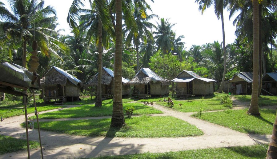The huts