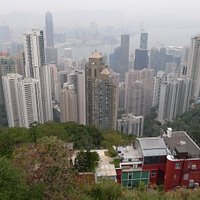 View from Lion's Pavilion on cloudy day