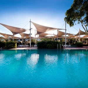 Poolside at Sails in the Desert