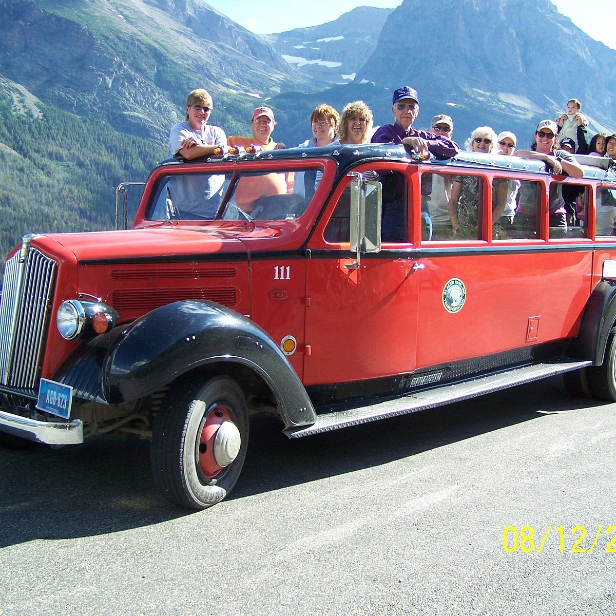 red bus tour glacier reviews
