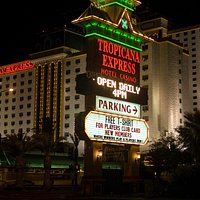 Night shot of the Tropicana Resort