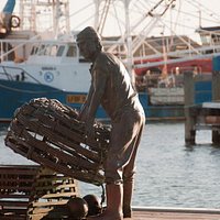 the harbour has a lot of public art celebrating its history