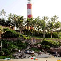 Lighthouse from Kovalam Beach