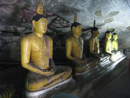 inside rock cave temple