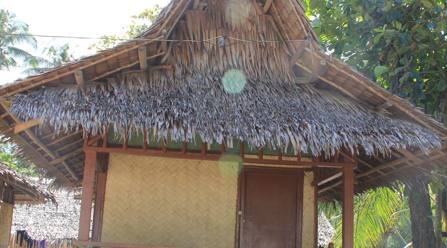 Roberts - nipa hut by the beach