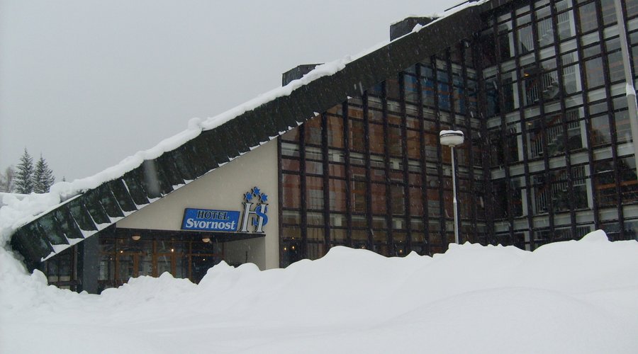 Hotel w zimie