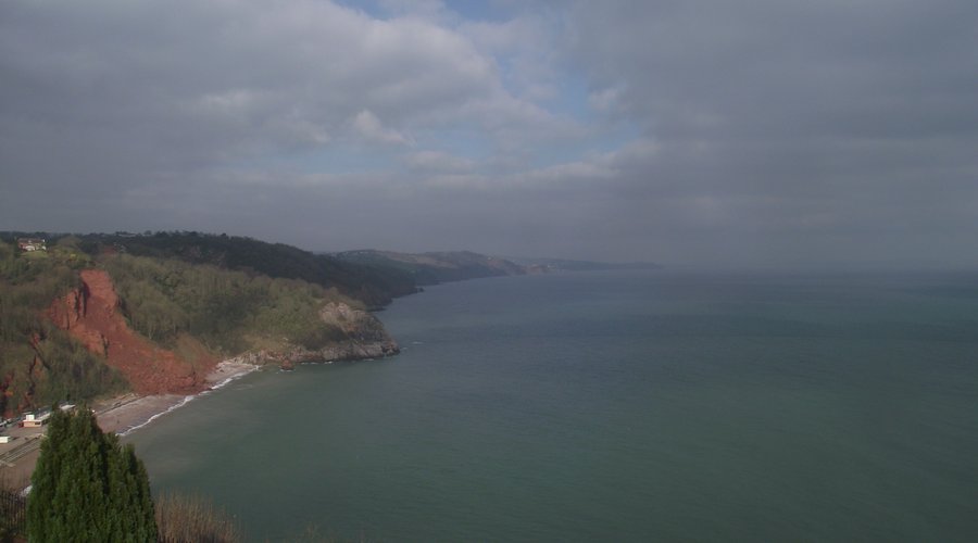 View from cliffs at Babbacombe