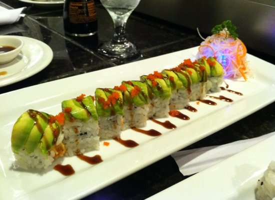 at the sushi bar