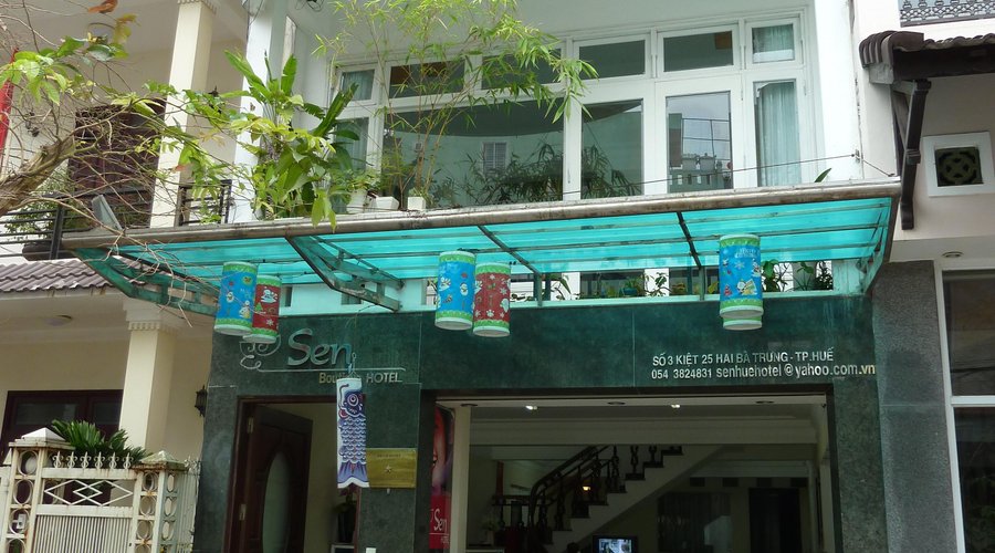 Front of the Sen Hotel.