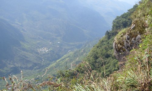 A long way down