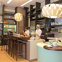 Kitchen and bar