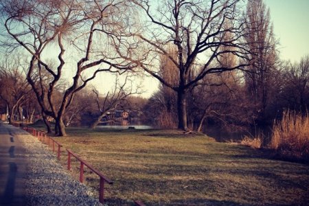 река Кубань, набережная с правой стороны парка