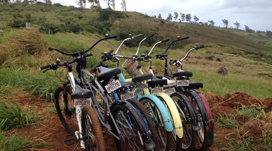 Bikes at Kapaa Beach Shop