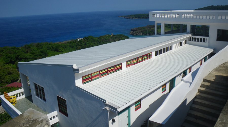 Caribbean Dawn and view beyond