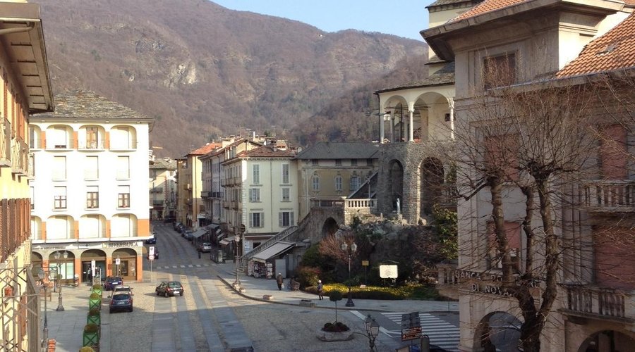 View of the square from the balcony