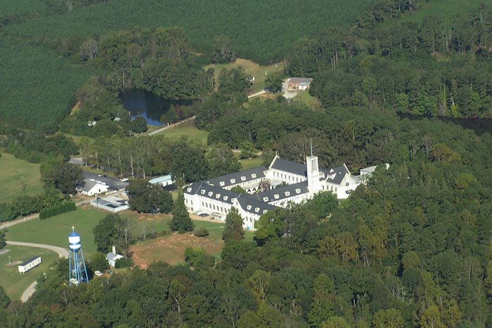 The Monastery’s 2,300-acre property