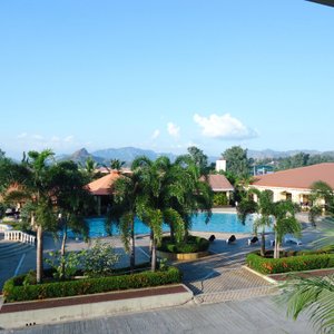 Photo from the balcony of pool area