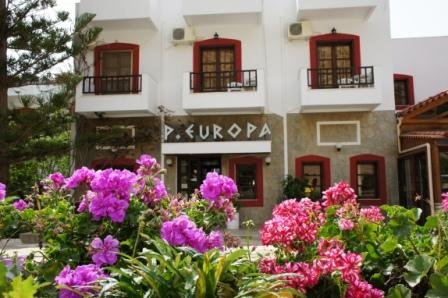 The hotel's entrance