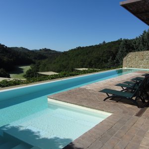 Swimming-pool with panoramic view