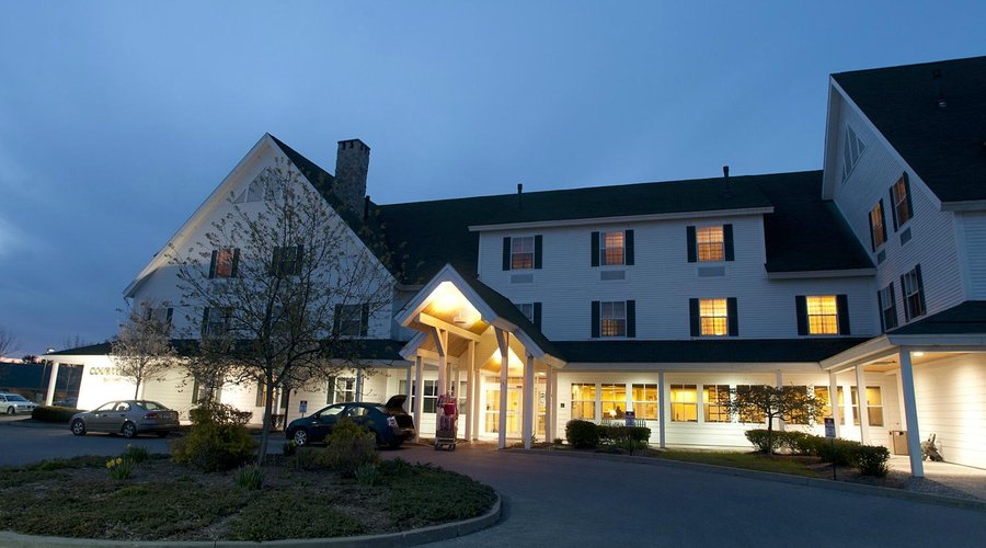 Lights on at the Courtyard by Marriott Middlebury
