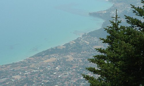 View to West from Mount Aenos