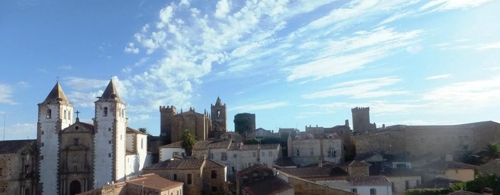 Vista de Cáceres desde la Torre de la Iglesia de Santiago
