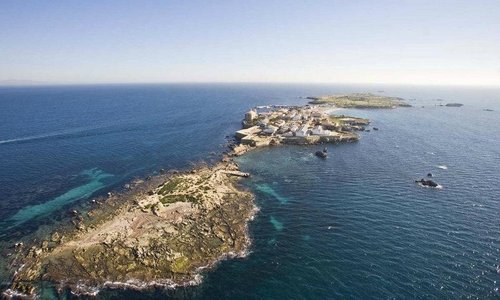 Nueva Tabarca (vista aérea desde el islote de La Cantera)
