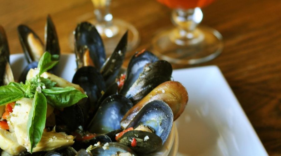 Mussels with beer