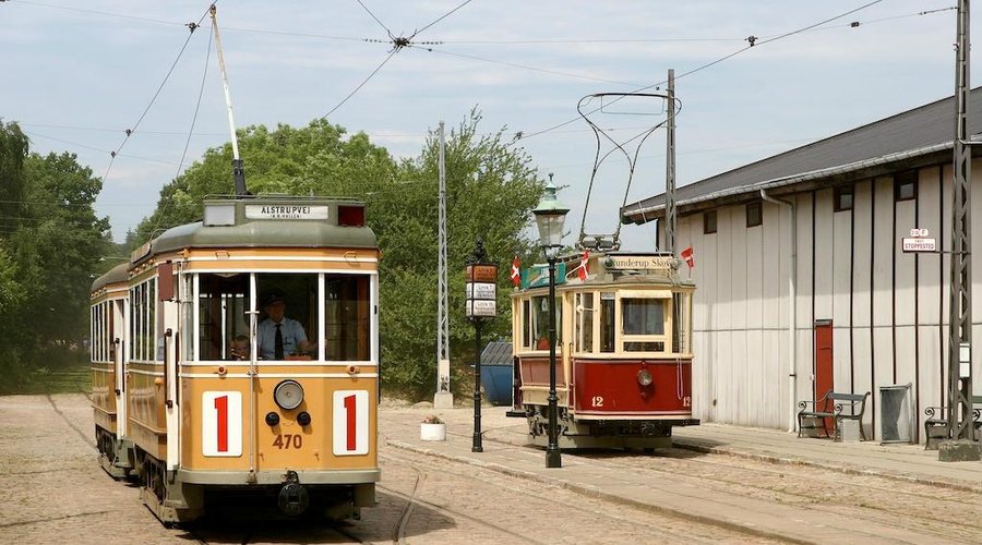 Sporvejsmuseet er et dejligt sted hvorgensynet med tidligere transportformer kan opleves
