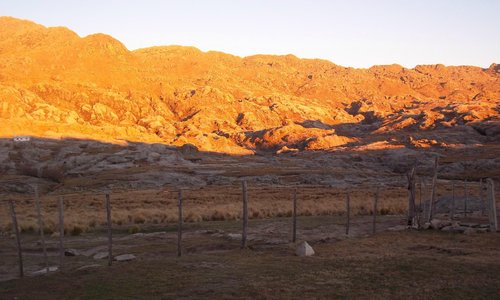 Amanecer desde el refugio!
