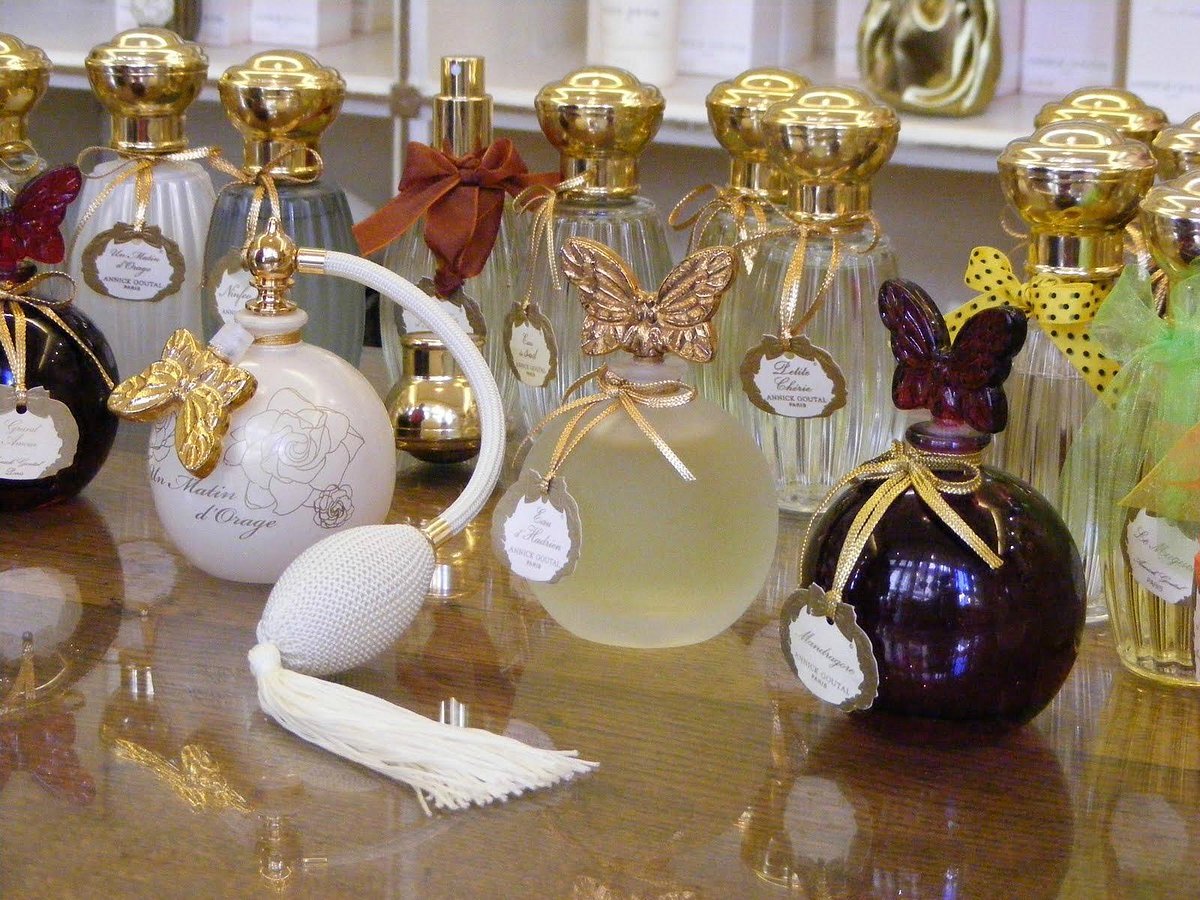 Annick Goutal fragrance store in Paris, France, on December 19