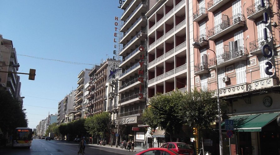 Hotel in the street
