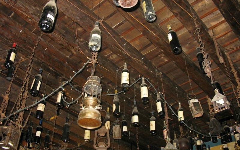 Il soffitto del locale
