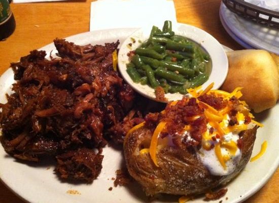 Pulled pork dinner

