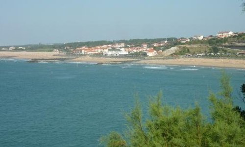 anglet, chambre d amour , vue du phare de Biarritz
