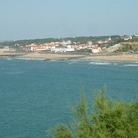 anglet, chambre d amour , vue du phare de Biarritz