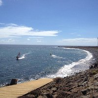 Playa de Pozo Izquierdo un día tranquilo de septiembre