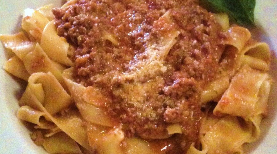 Pappardelle Bolognese!
