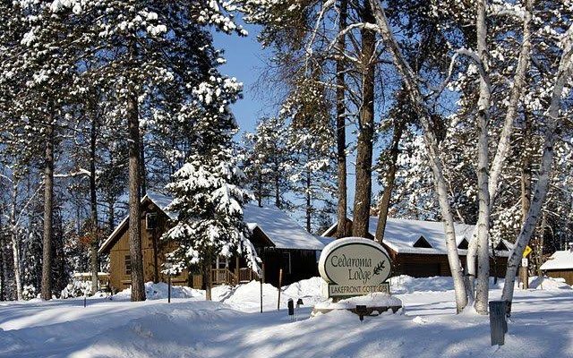 Winter wonders abound, and this year we have cabins open for the snowmobile season!