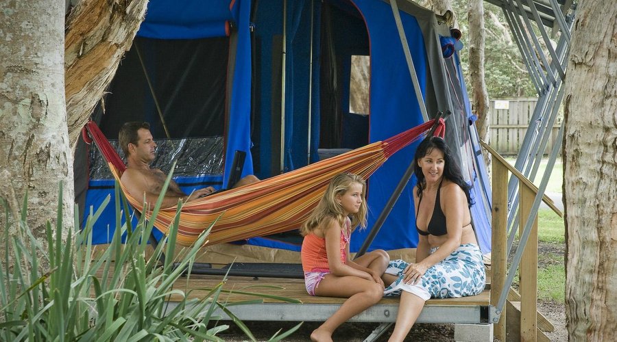 Safari tents are great for family camping holidays