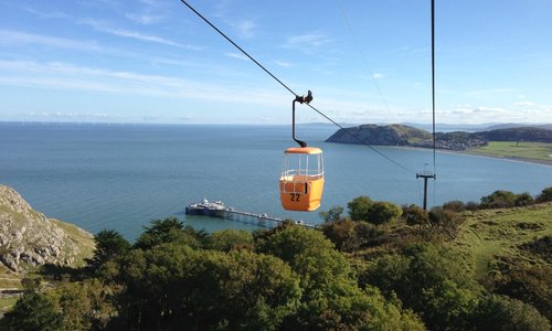 Descending in to Llandudno
