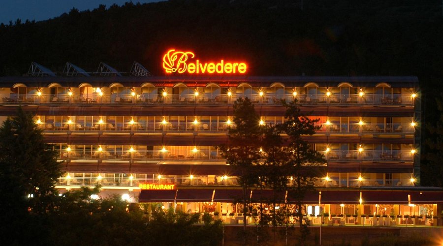 Belvedere at night