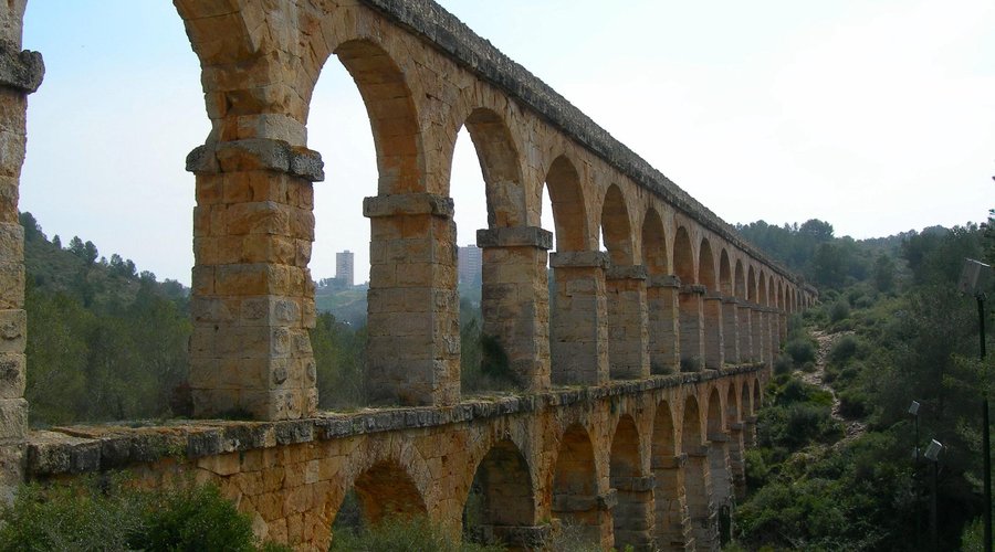Roman aqueduct in Tarragona

