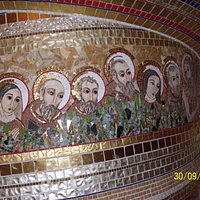 mosaic on walls