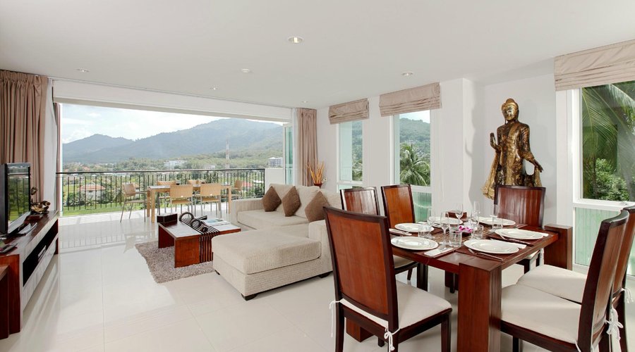 Two bedroom penthouse type 2; Living area