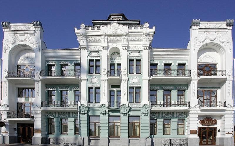 The buildng of hotel
