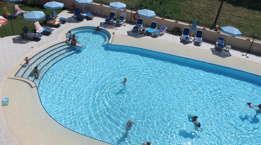 pool and jacuzzi