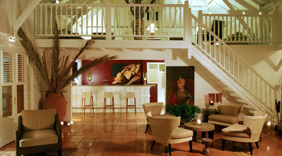 Le salon de la villa principale