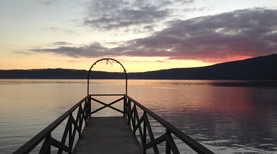 Tramonto dal pontile