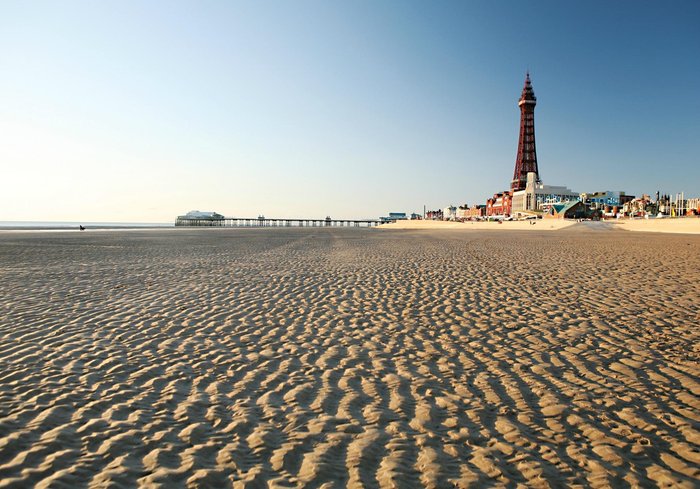Blackpool Tower and beach